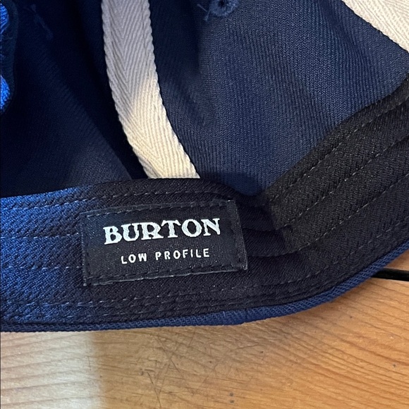 BURTON NWOT Rad Dad Cap Hat Low Profile Mens Adjustable Navy Classic - Picture 6 of 7